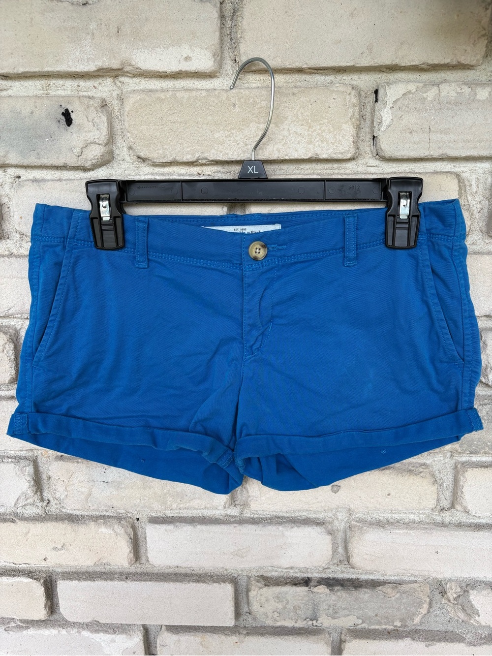 Abercrombie & Fitch Blue Women's Casual Cotton Shorts